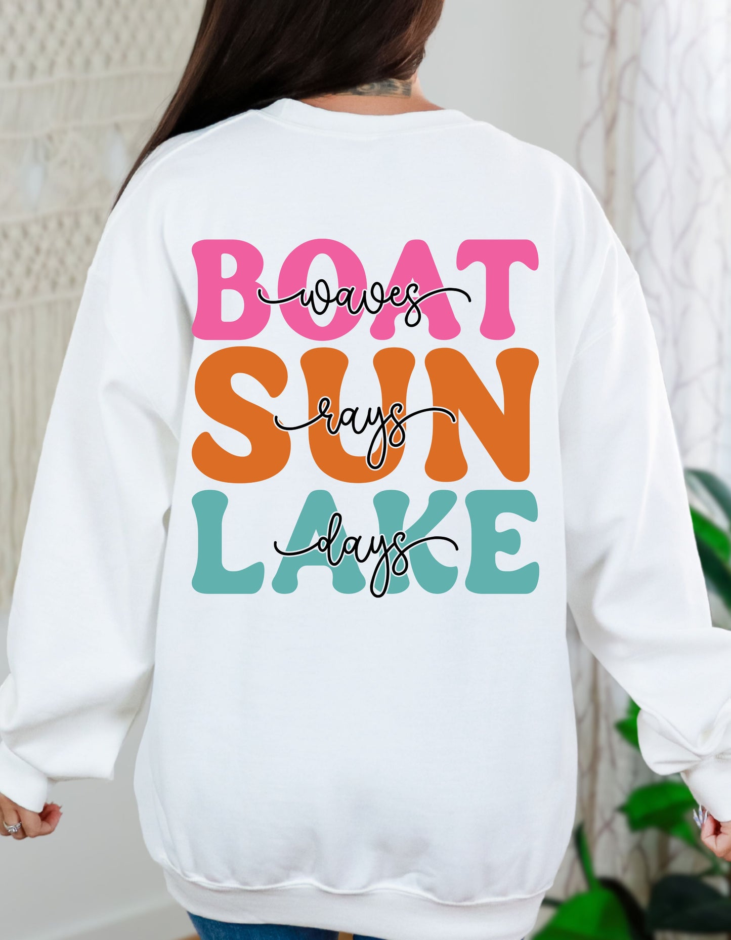 Boat Waves, Sun Rays, Lake Days