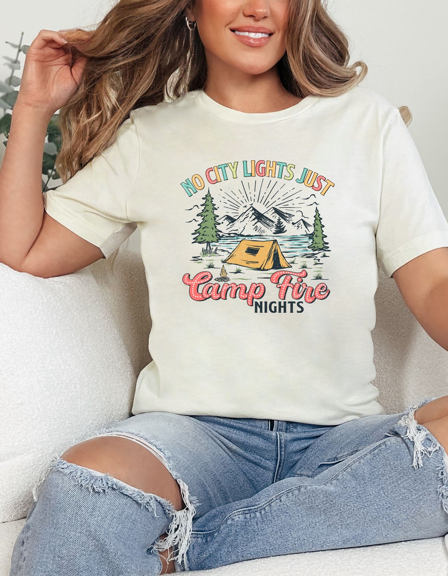 No City Lights Just Camp Fire Nights
